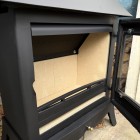Ecosy+ Panoramic Traditional With Cast Base and Canopy - Defra / Eco Design Compliant - 5kw - Woodburning Stove